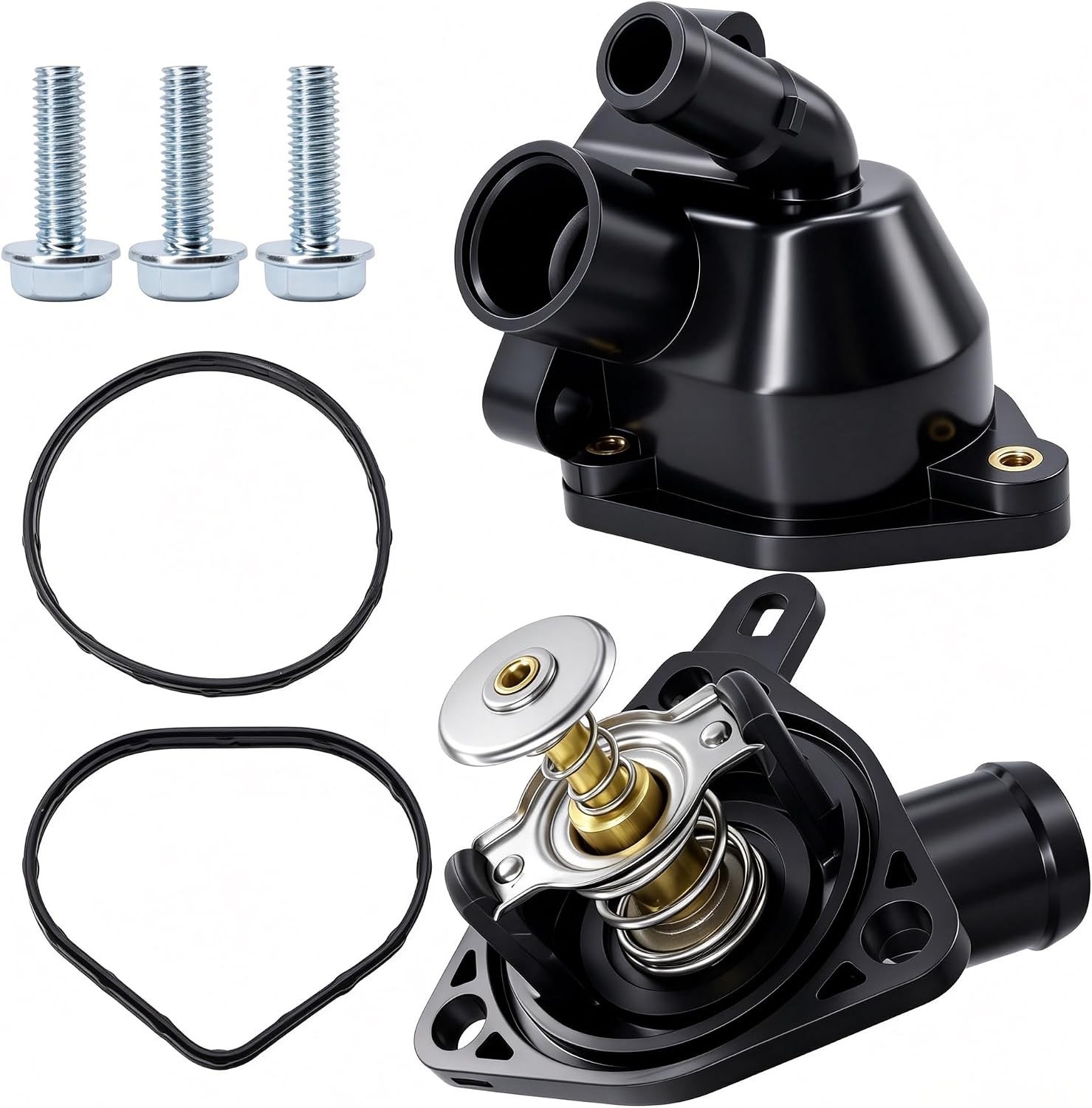 Engine Coolant Thermostat Compatible with Honda CR-V 2.4L 2002-2006