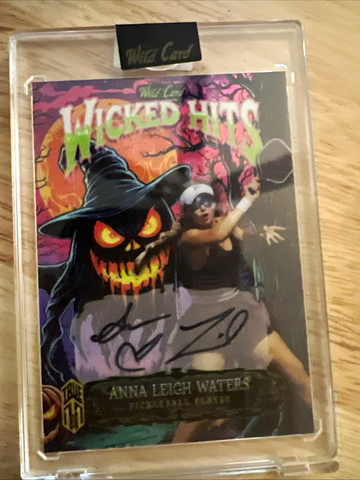 TRUE 1/1 Wild Card 2023 Wicked Hits Anna Leigh Waters Autographed Card HBWHT-AWA