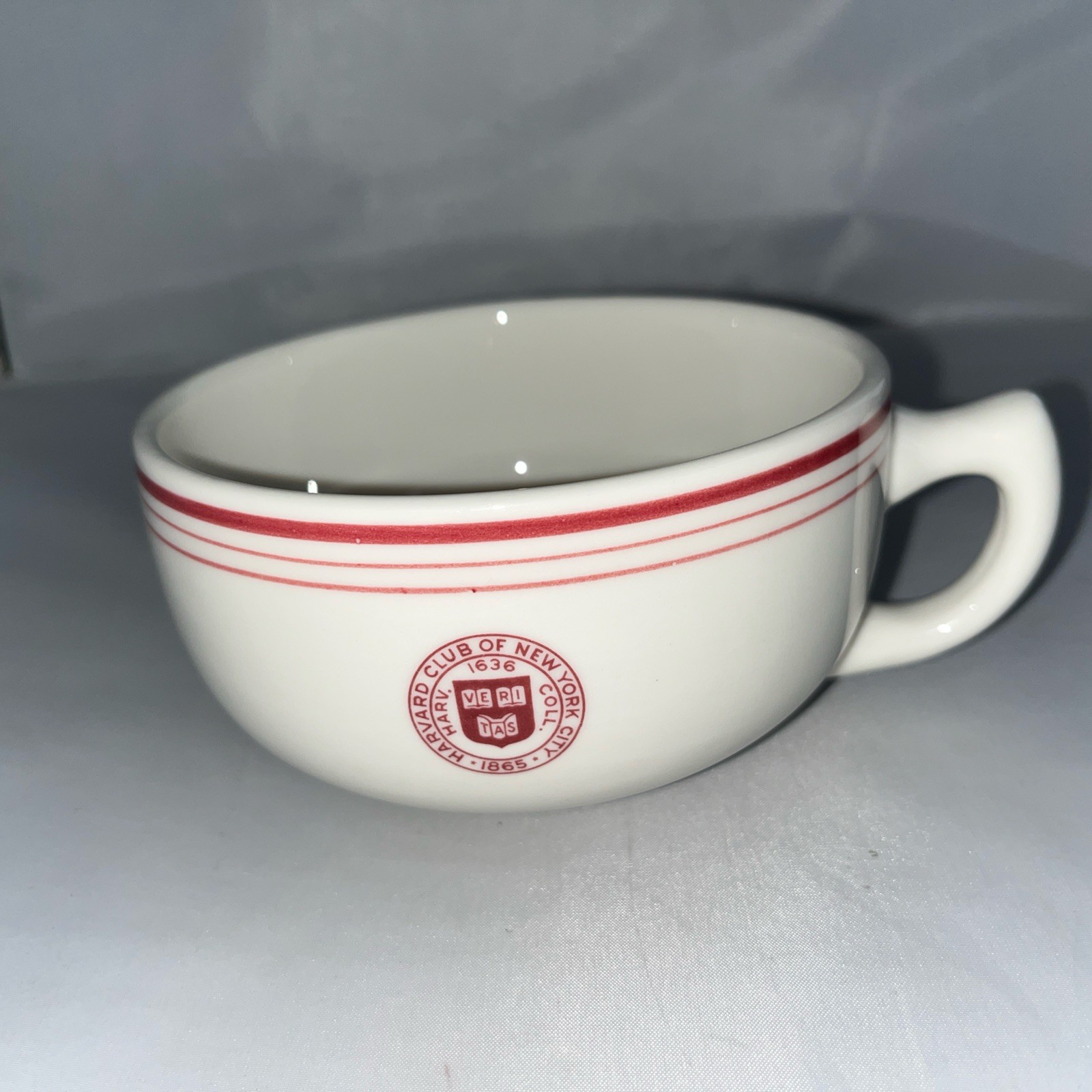 Vintage Harvard Club NY City Walker China 12 oz Large Cup Mug Minners Co 1941