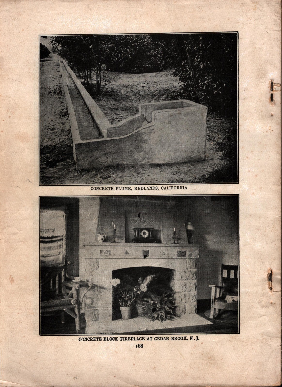 1912 Concrete Construction Home & Farm Atlas Portland Cement  Handbook 9\
