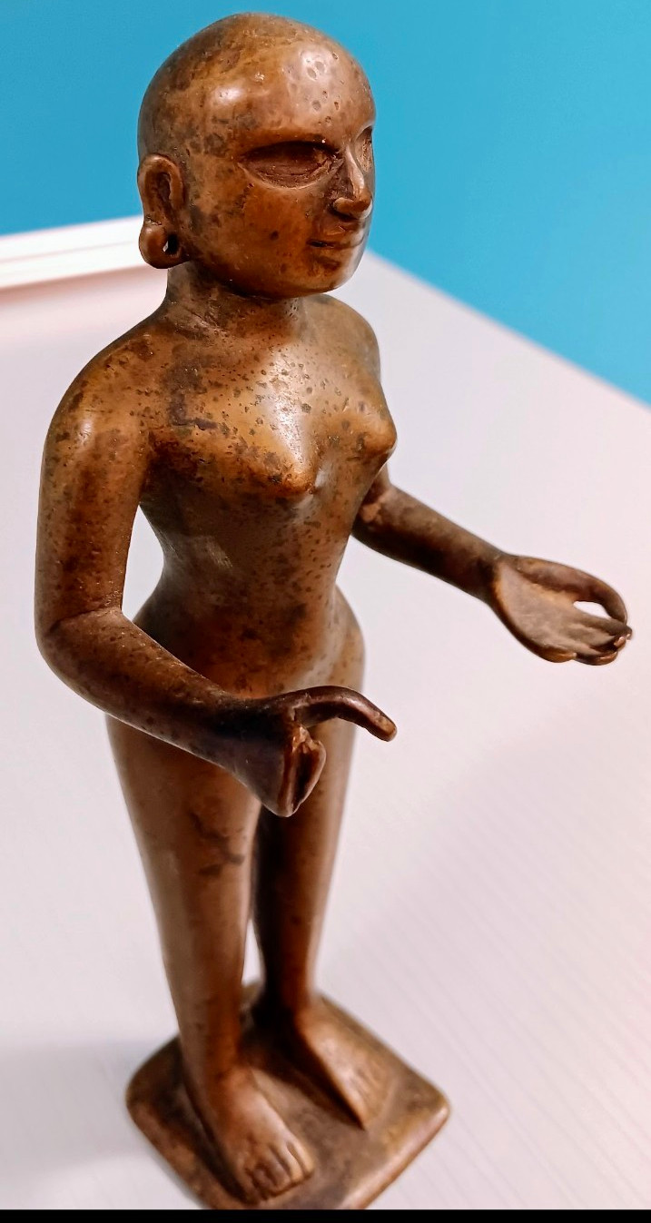 Antique Bronze Indian Goddess Statue
