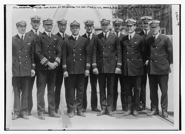 1920s Naval Officers Houghton Mueller Klein Rosendahl Pierce Arnold Kincaid