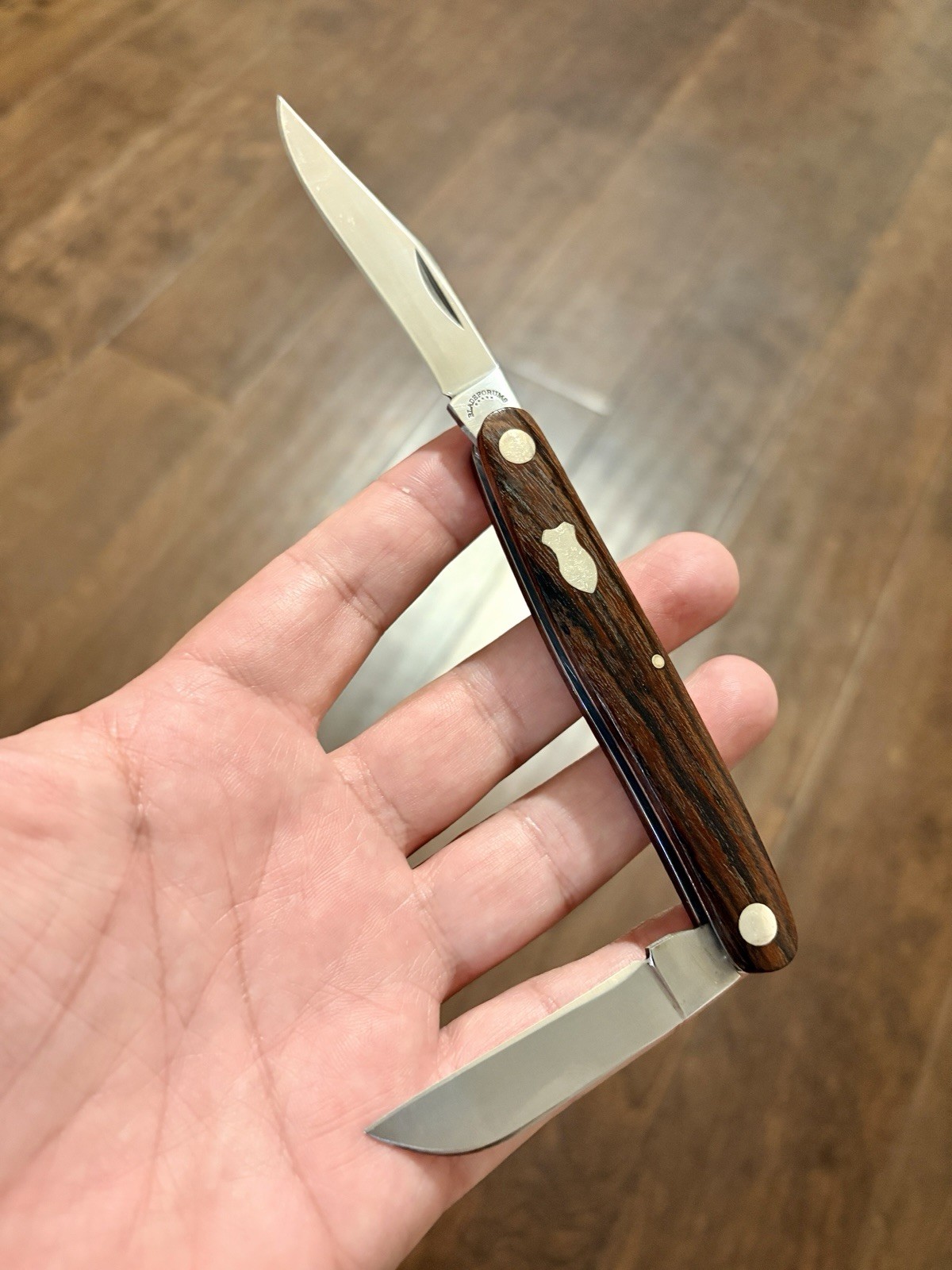 Rare - 2015 Blade Forums Canal Street Cutlery Serpentine Double-End Jack Knife