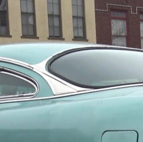 HTF 1954 Hudson Hornet B Pilar Rear Window Stainless Moulding Pair LH Rh