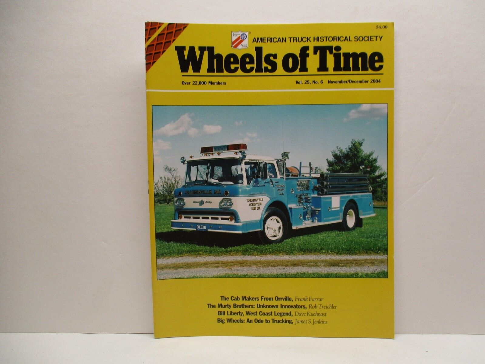 July 2004  Wheels of Time Magazine Semi Truck Fire  Dodge  Truckin  Diesel Parts