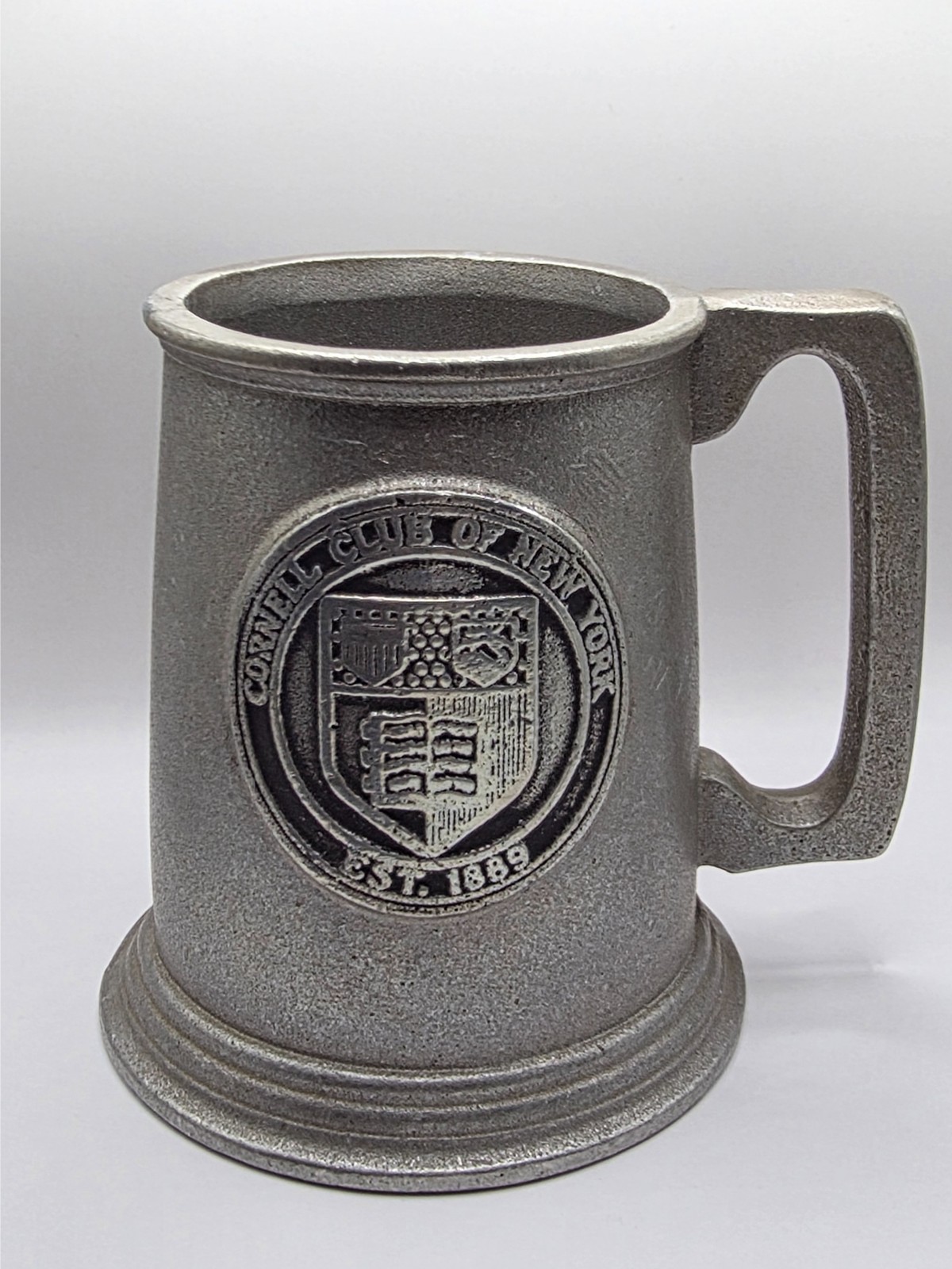 Vintage Cornell Club of New York Metal Pewter Mug Tankard Est. 1889 Collectible