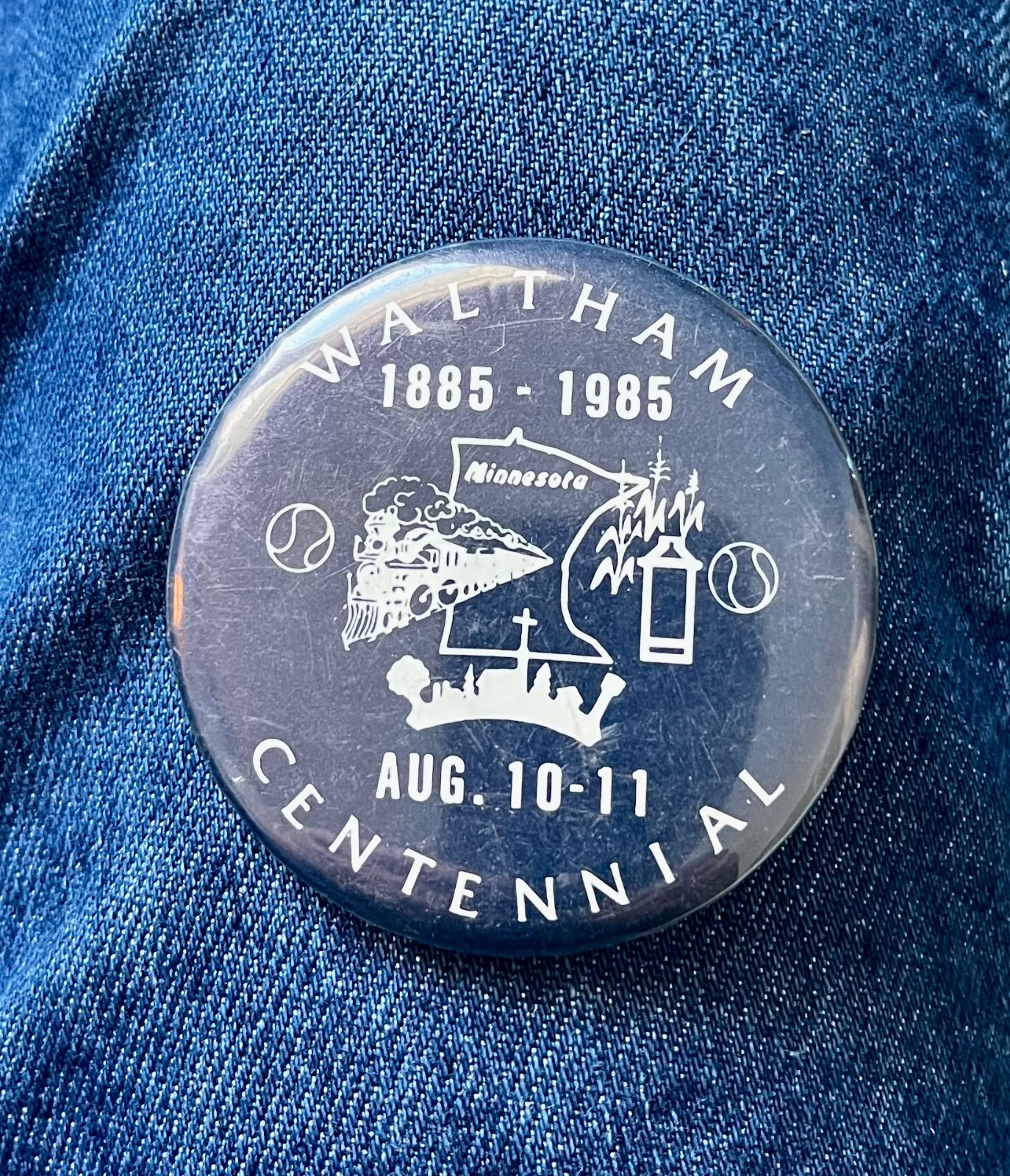 1885-1985 Waltham, Mn. Centennial 2 1/4