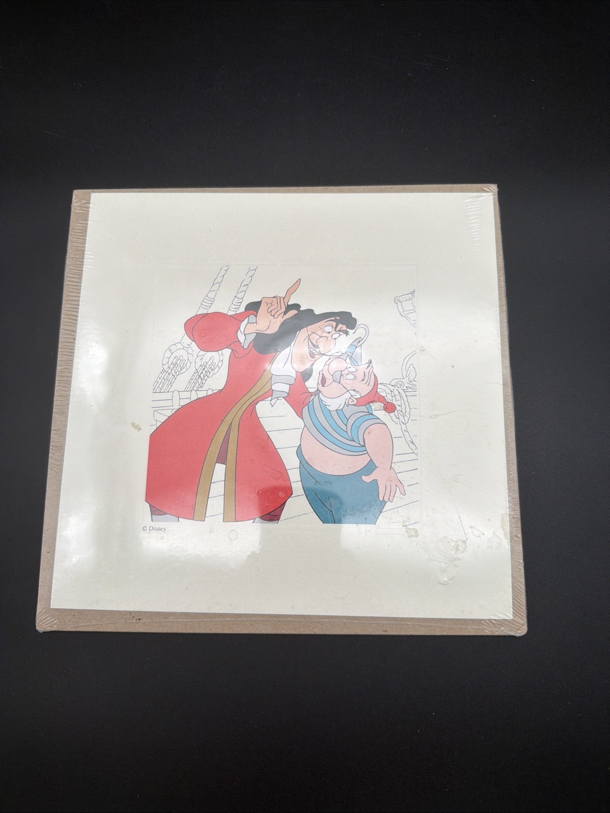 Disney Peter Pan Captain Hook Mr Smee Animation Sericel Art Print NEW SEALED