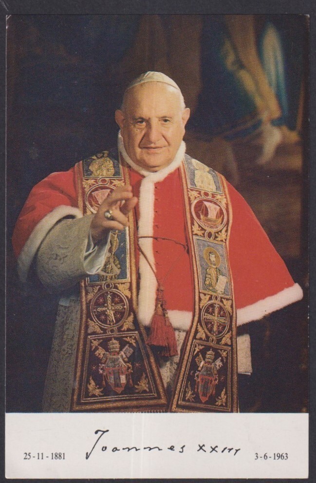 Holy card del Papa Juan XXIII santino image pieuse estampa