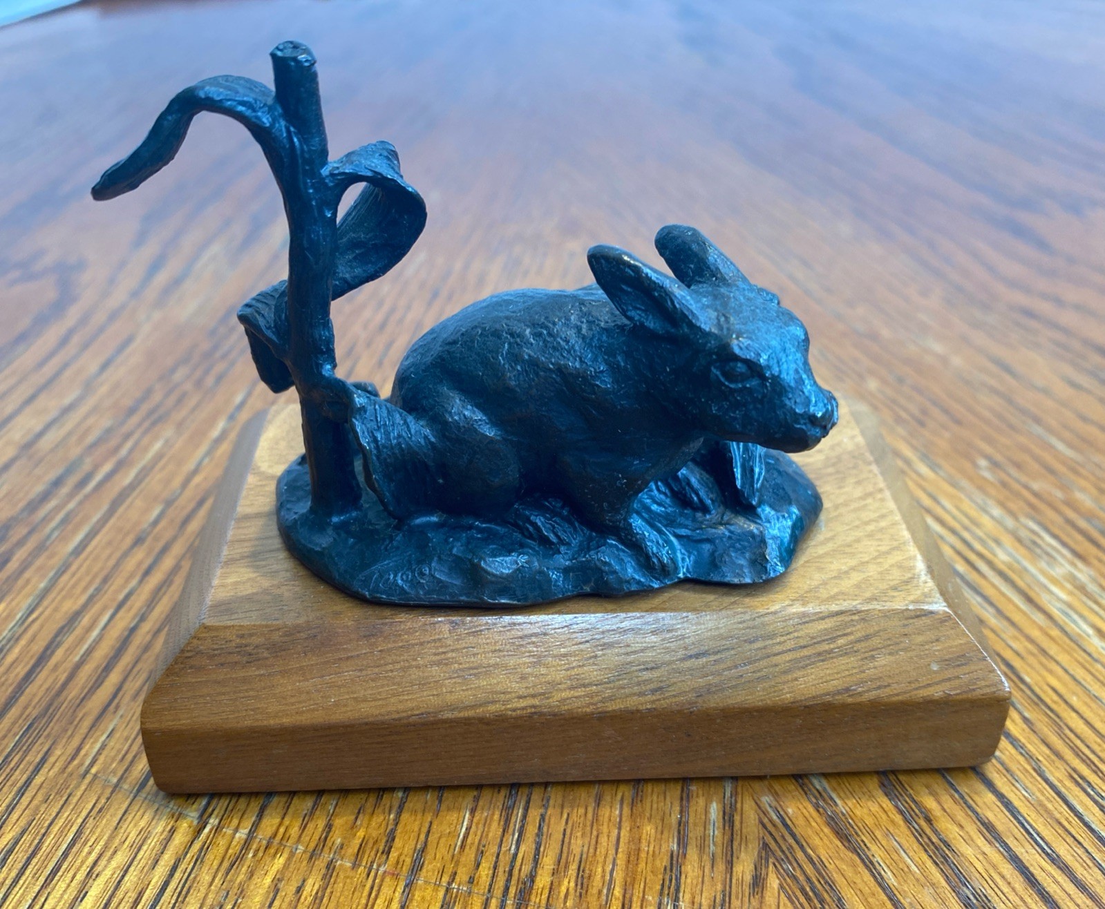 Bronze Rabbit Sculpture Keith Phillips 1983 2/1000