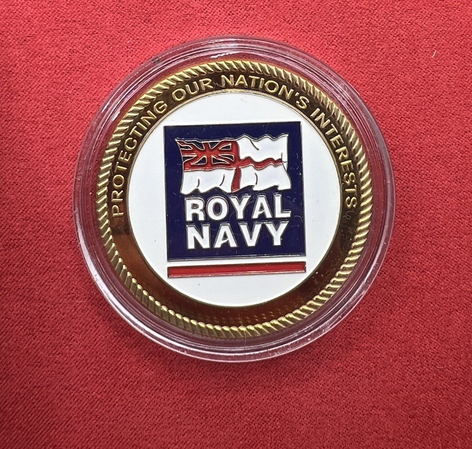 Military Challenge Coin Royal Navy 814 Squadron