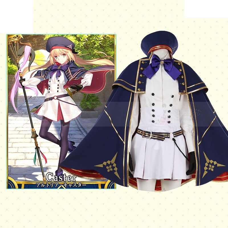 Anime Fate/Grand Order Altria Pendragon Hallowen Party Cosplay Full Set Clothes