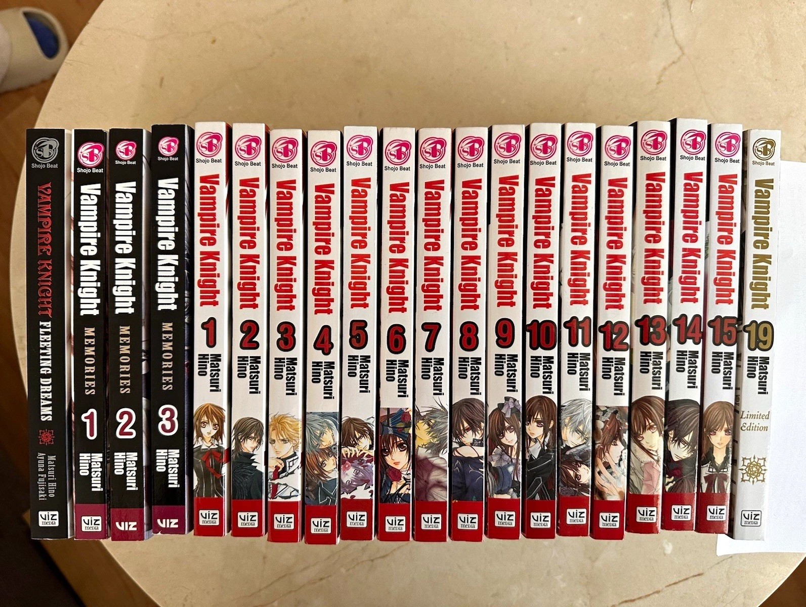 Vampire Knight Manga Lot 1-15 + Vol 19 Limited Edition Memories 1-3 VIZ