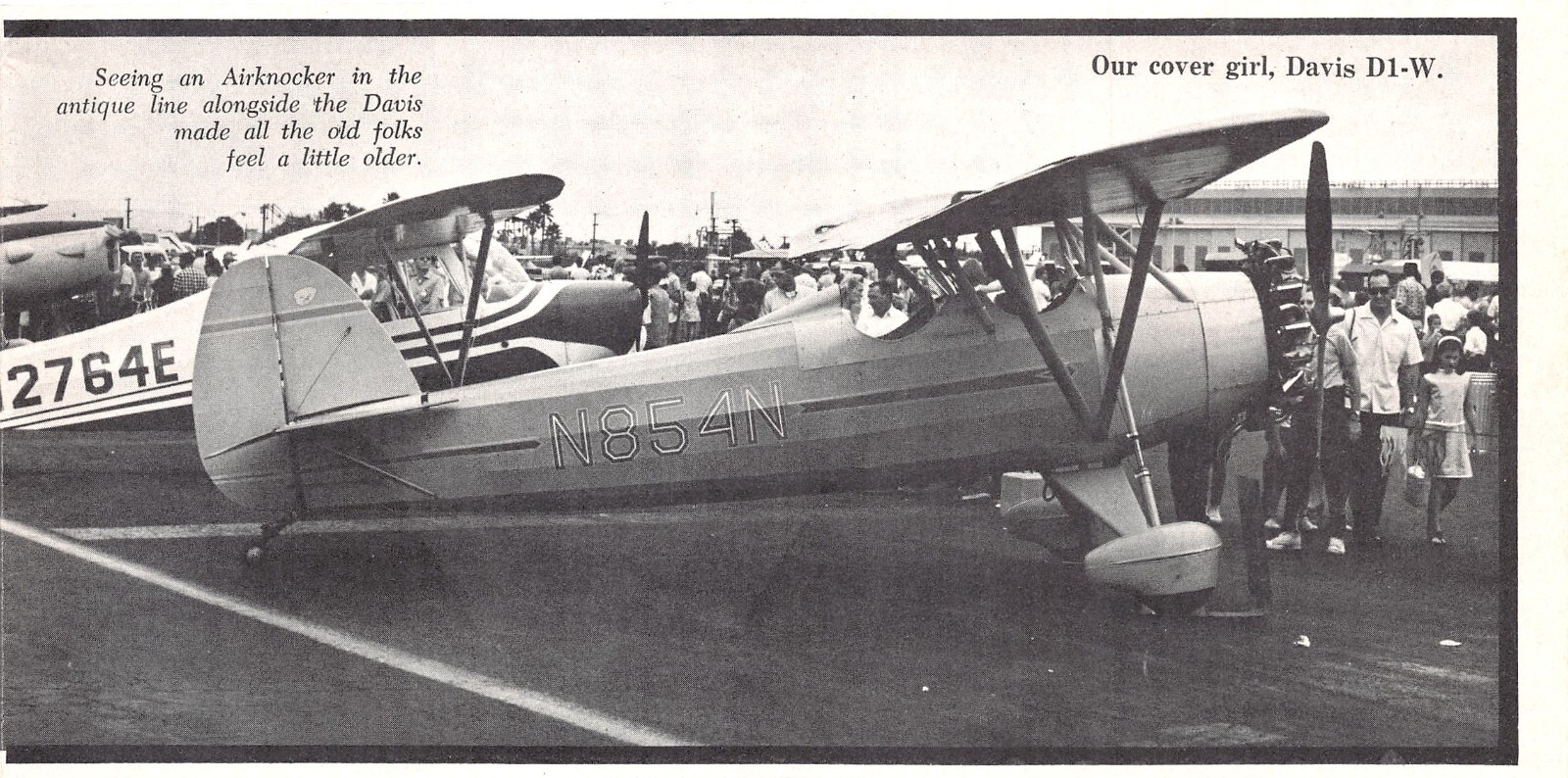 Davis D1-W Currently Being Restored At Old Rhinebeck Aerodrome Vtg Mag Excerpt