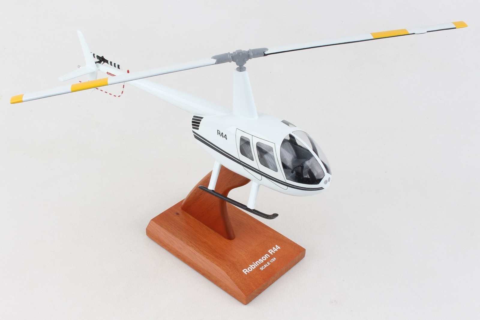 Robinson R-44 Helicopter Utility Trainer Desk Top Display Chopper 1/24 XX Model