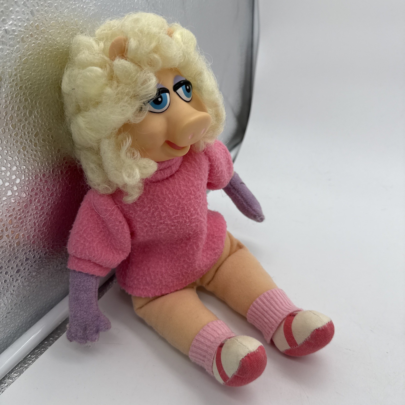Vintage 1989 Jim Henson Muppets Miss Piggy Pink Missing Skirt