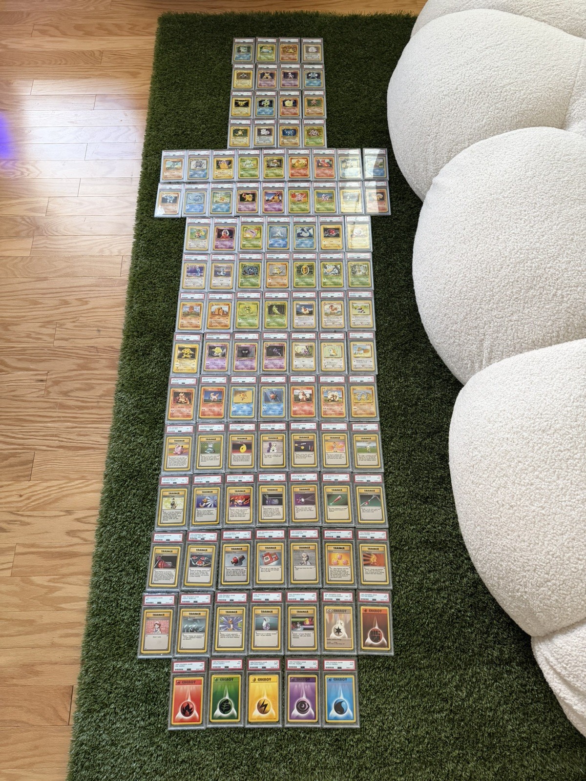 1999 Pokemon Base Set Unlimited FULL SET Complete 102/102 ALL PSA GRADED