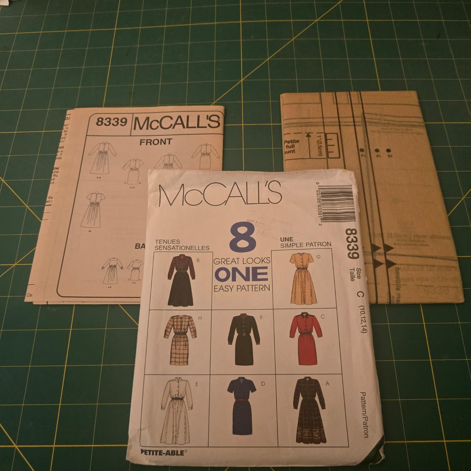 B2G1 FREE McCalls 8339 Great Looks One Easy Misses Dress Pattern Uncut