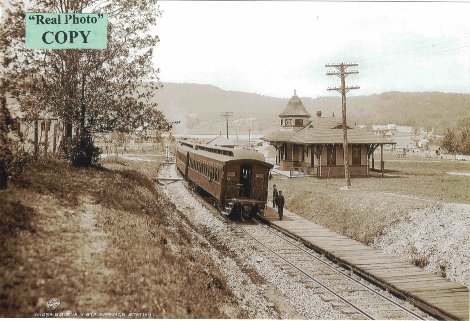 WM Western Maryland Railroad Depot at Buena Vista Springs, Washington Co., MD