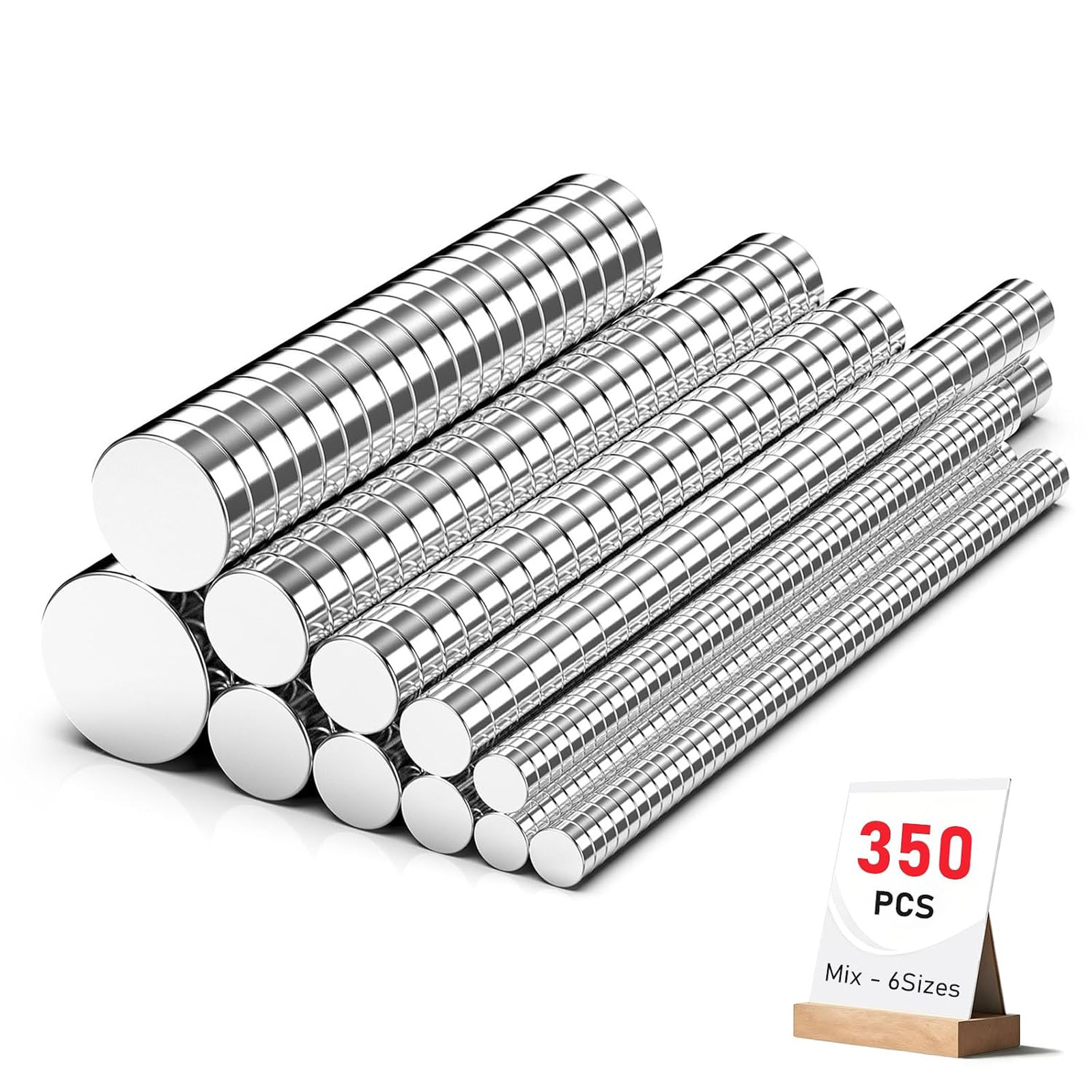 350Pcs Magnets for 3D Printing, Rare Earth Magnets for Crafts
