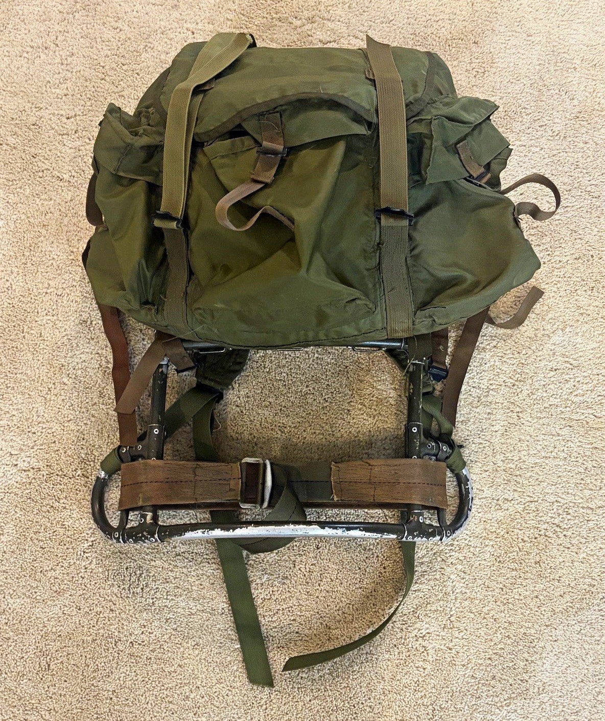 Vietnam War 1968 p68 Lightweight Rucksack and frame