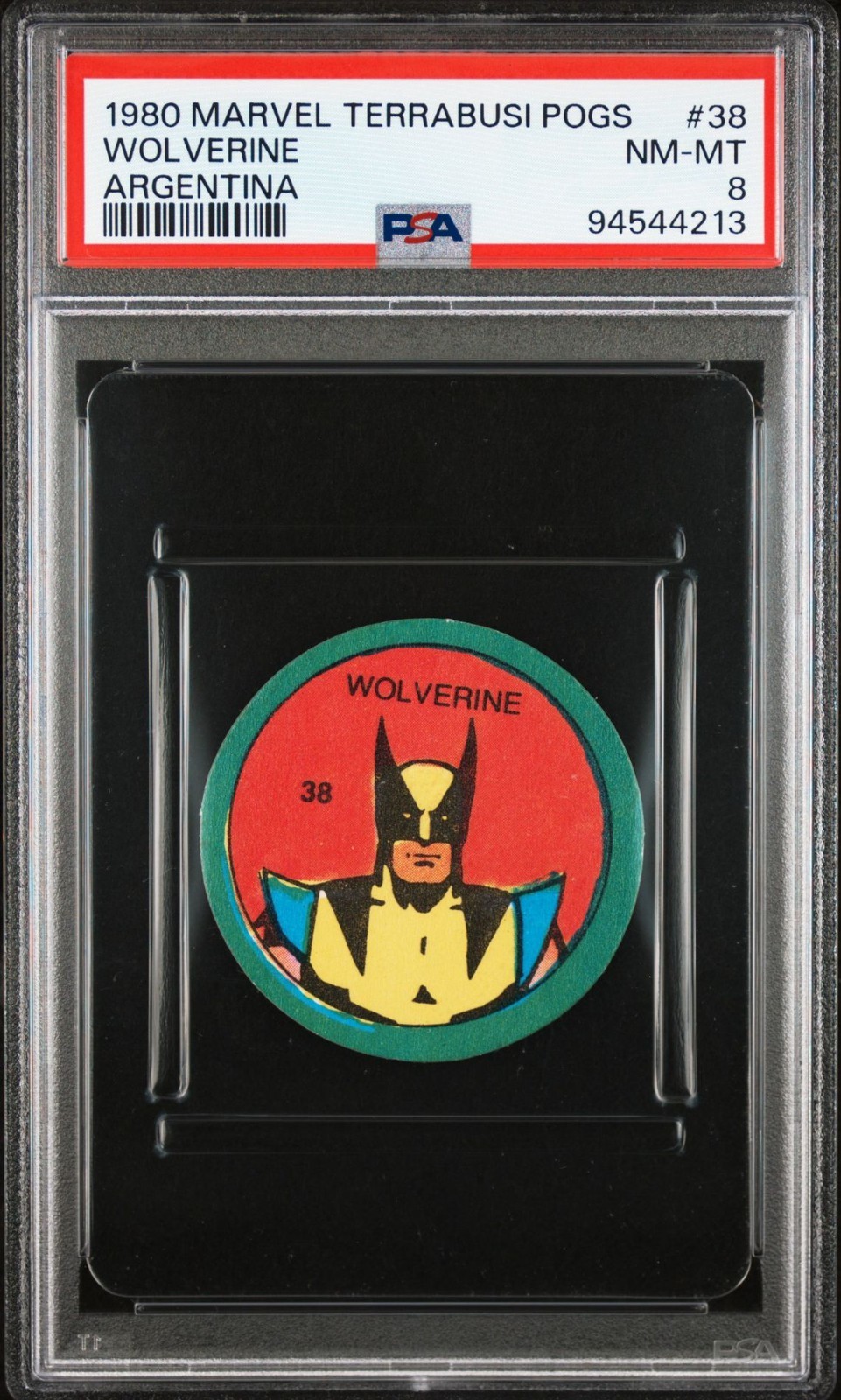 1980 MARVEL TERRABUSI WOLVERINE POG #38 ARGENTINA POP 3