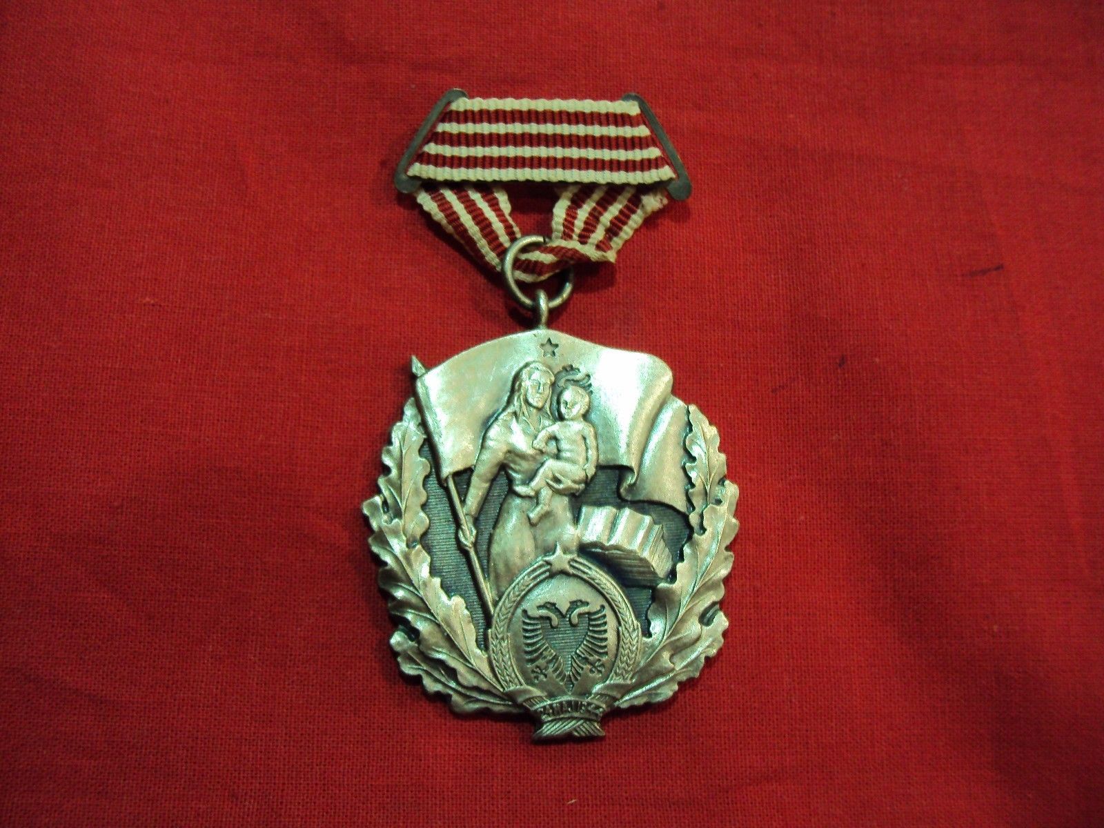 ALBANIA ORDER GLORY TO MOTHER 3 CLASS ALBANIAN ORDERS MEDAL MOTHERHOOD communism