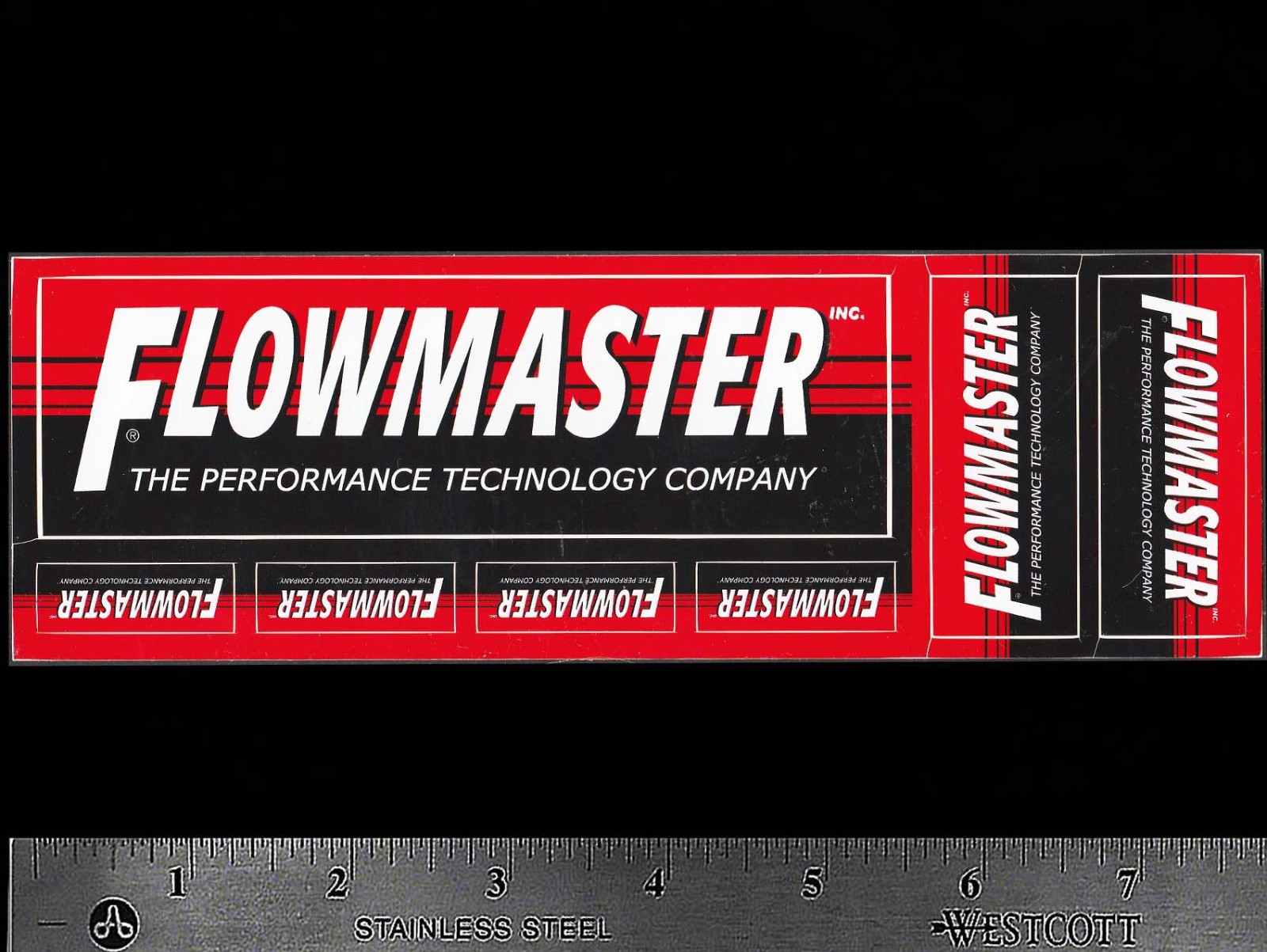 FLOWMASTER Performance Mufflers - Original Vintage Racing Decal/Sticker Sheet