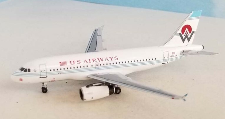 Aeroclassics BBX41612 US Airways America West A319-1 N828AW Diecast 1/400 Model