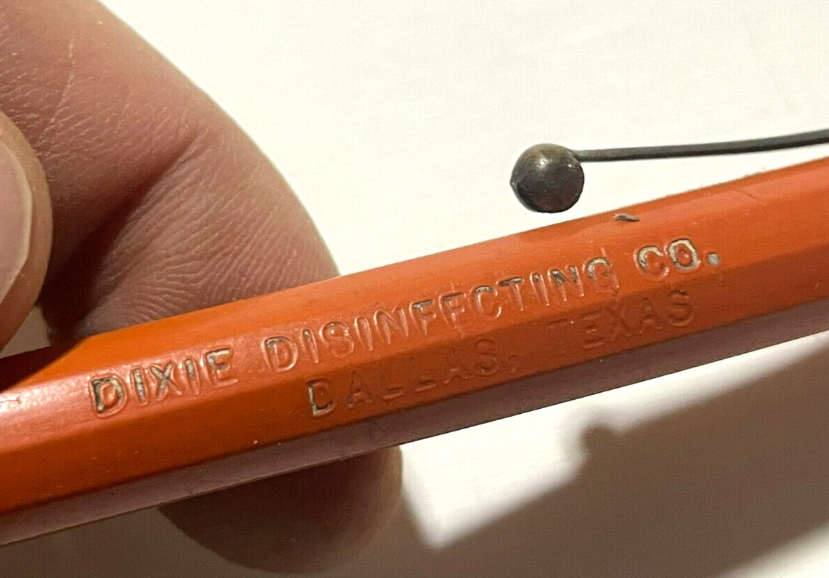 Dallas Texas Dixie Disinfecting Co Mechanical Pencil c.1930s Armour