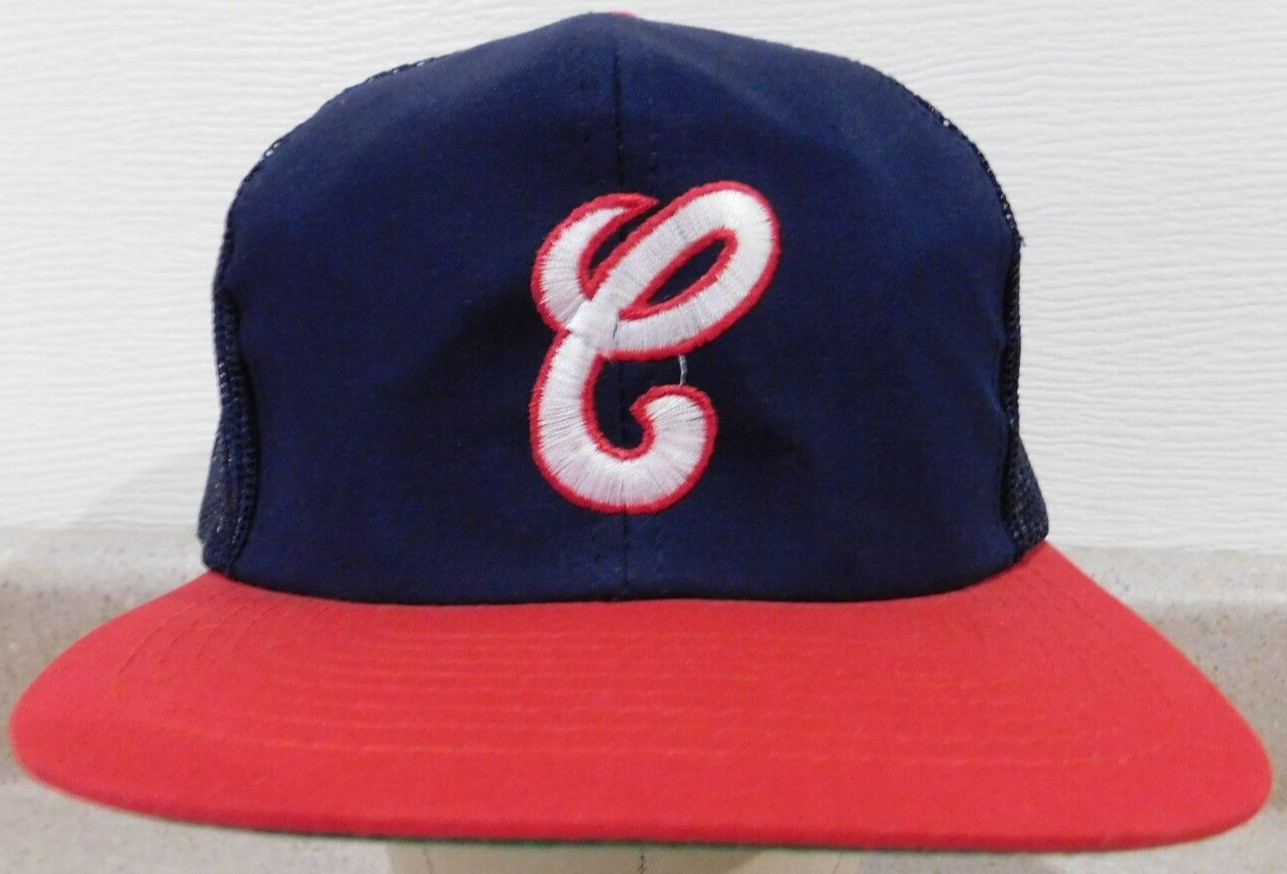 CHICAGO WHITE SOX - Vtg 80s-90s NWOT Navy Blue & Red Snapback Twins Hat