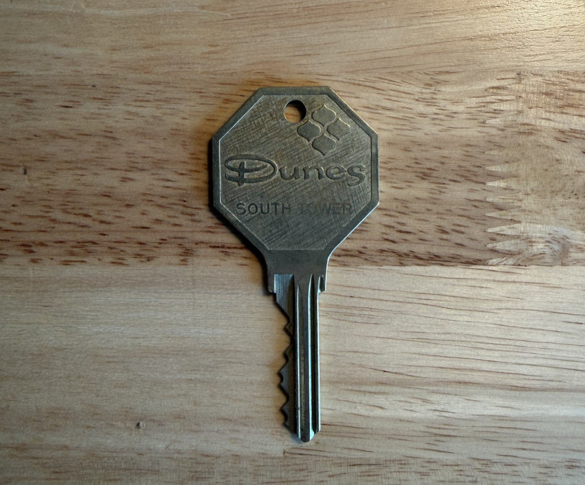 Vintage Dunes South Tower Las Vegas Hotel & Casino Room Key #4128