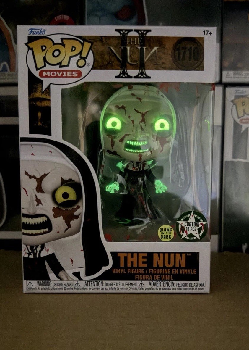 Custom Bloody GITD The Nun (The Nun II) Funko Pop Glow In The Dark