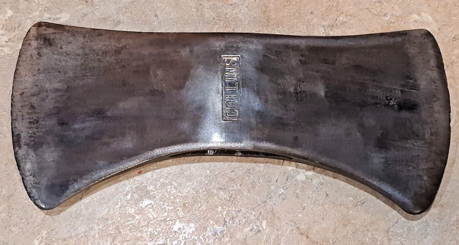 Vintage Collins 3Lbs. Double Bit Axe Head (Actual 2 pounds 14.6 Ounces) USA Made