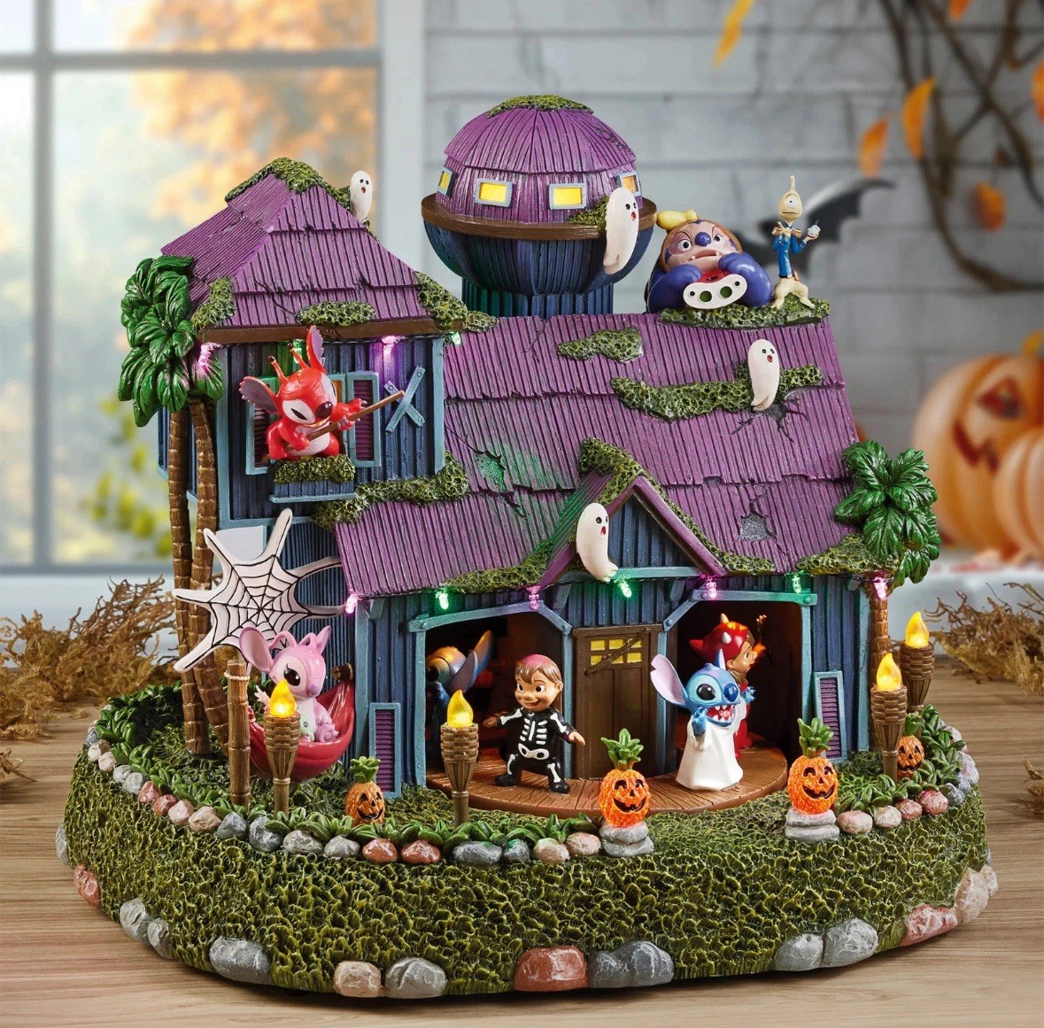 Disney Animated Lilo & Stitch Halloween House with Lights And Music