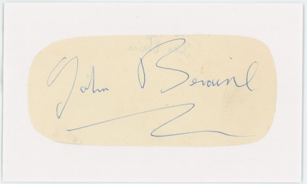 John Braine English Writer Signed Autograph AMCo COA 24536