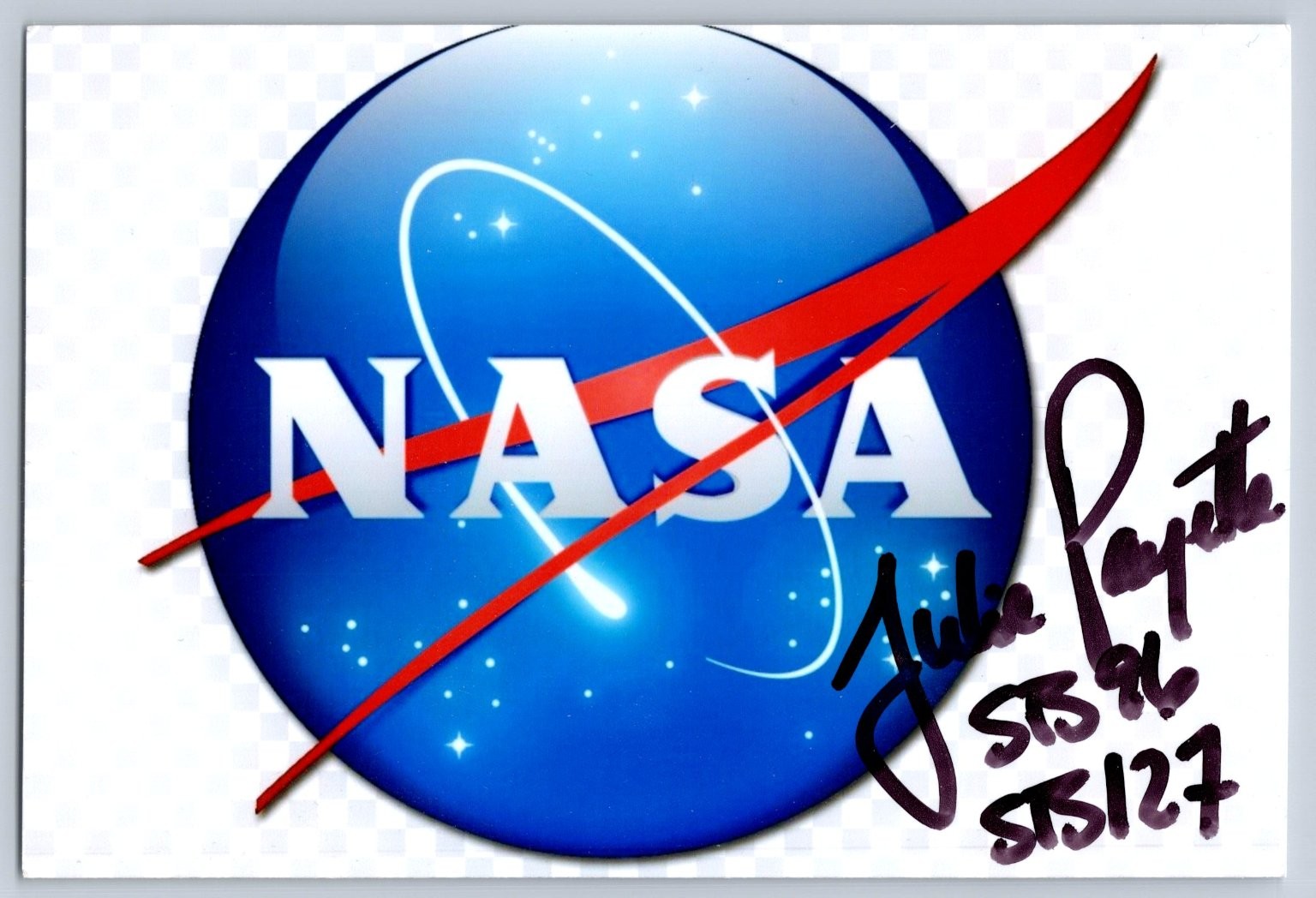NASA Julie Payette Autograph Photo Astronaut STS-96 STS-127 Signed Collectible