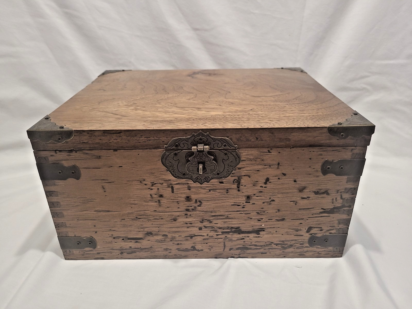 Wormwood Stained Hickory Box - Keepsake,jewelry,stash