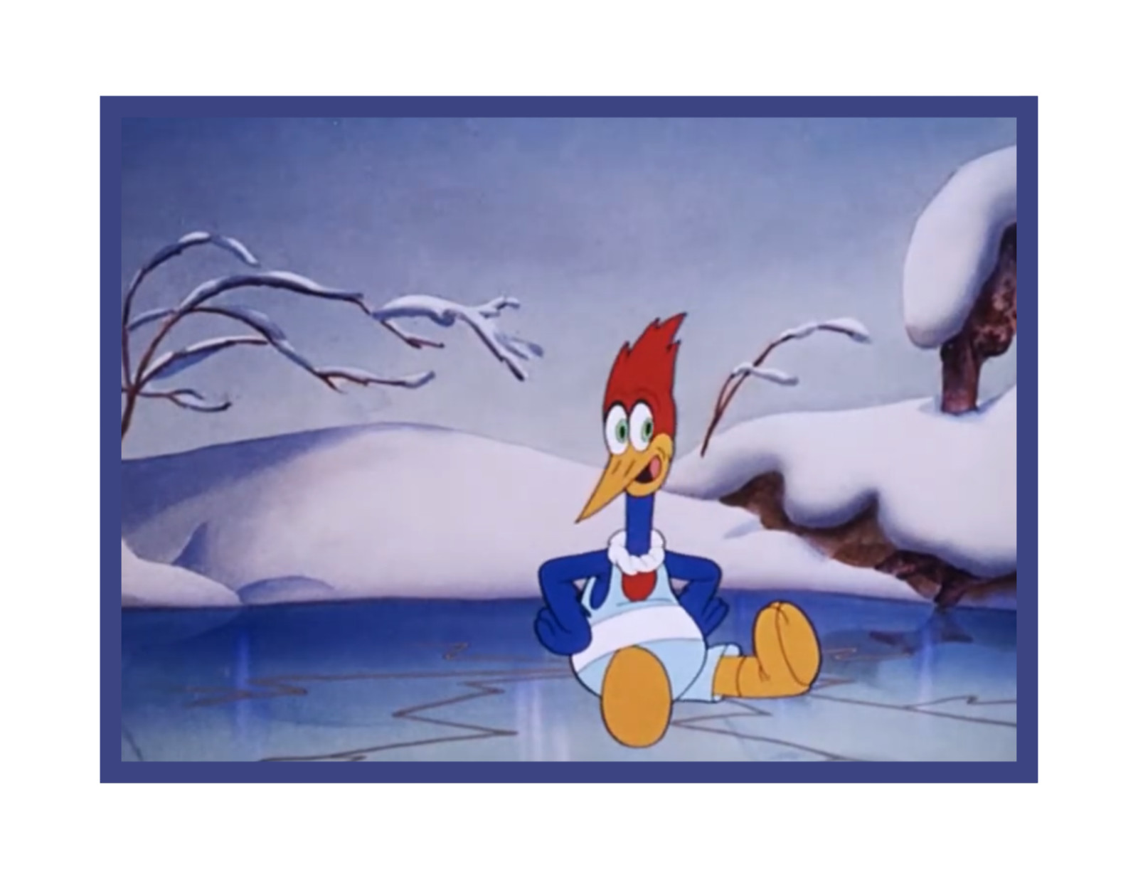 Vintage 1940\'s Woody Woodpecker Fridge / Toolbox Magnet
