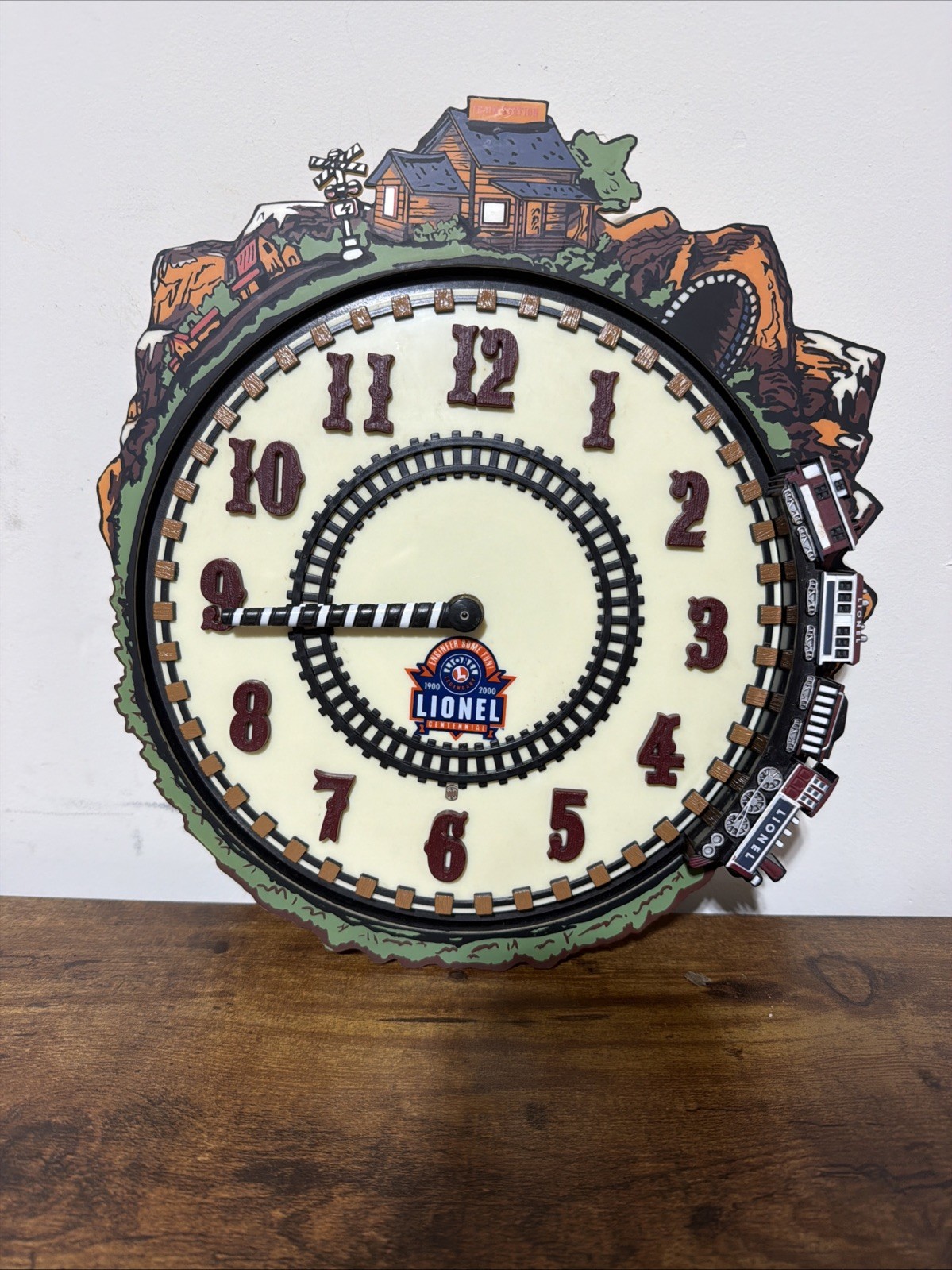 Lionel 100th Anniversary Train Clock (7183) Clock & Sound Work Train Doesn’t