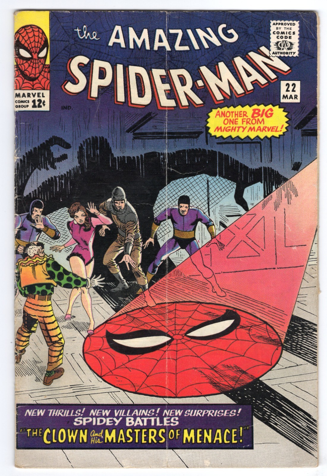 Amazing Spider-Man 22 1965 Marvel Comics VG 4.0 1st App of Princess Python