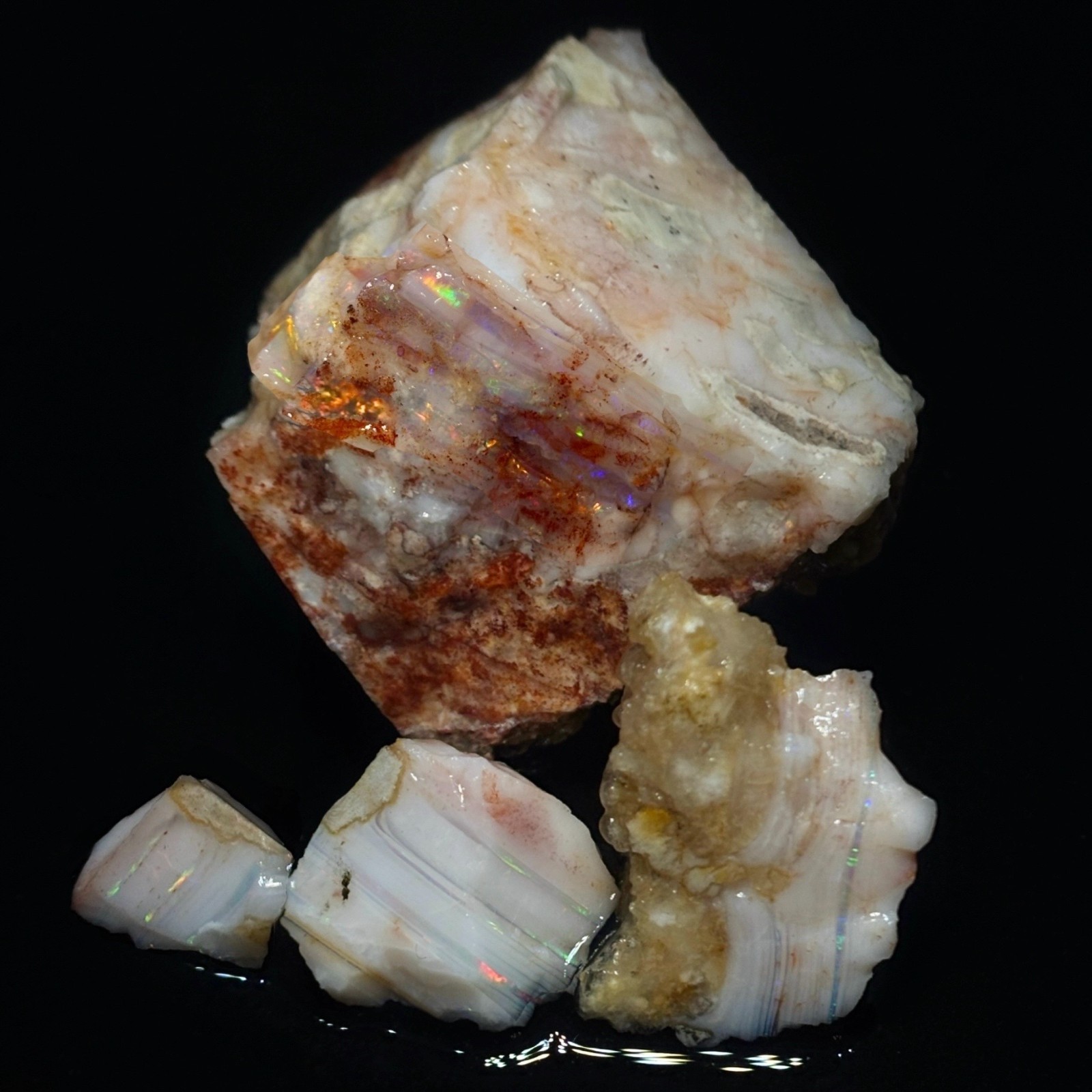 Rough Pink Spencer Idaho Starry Nova Opal Parcel