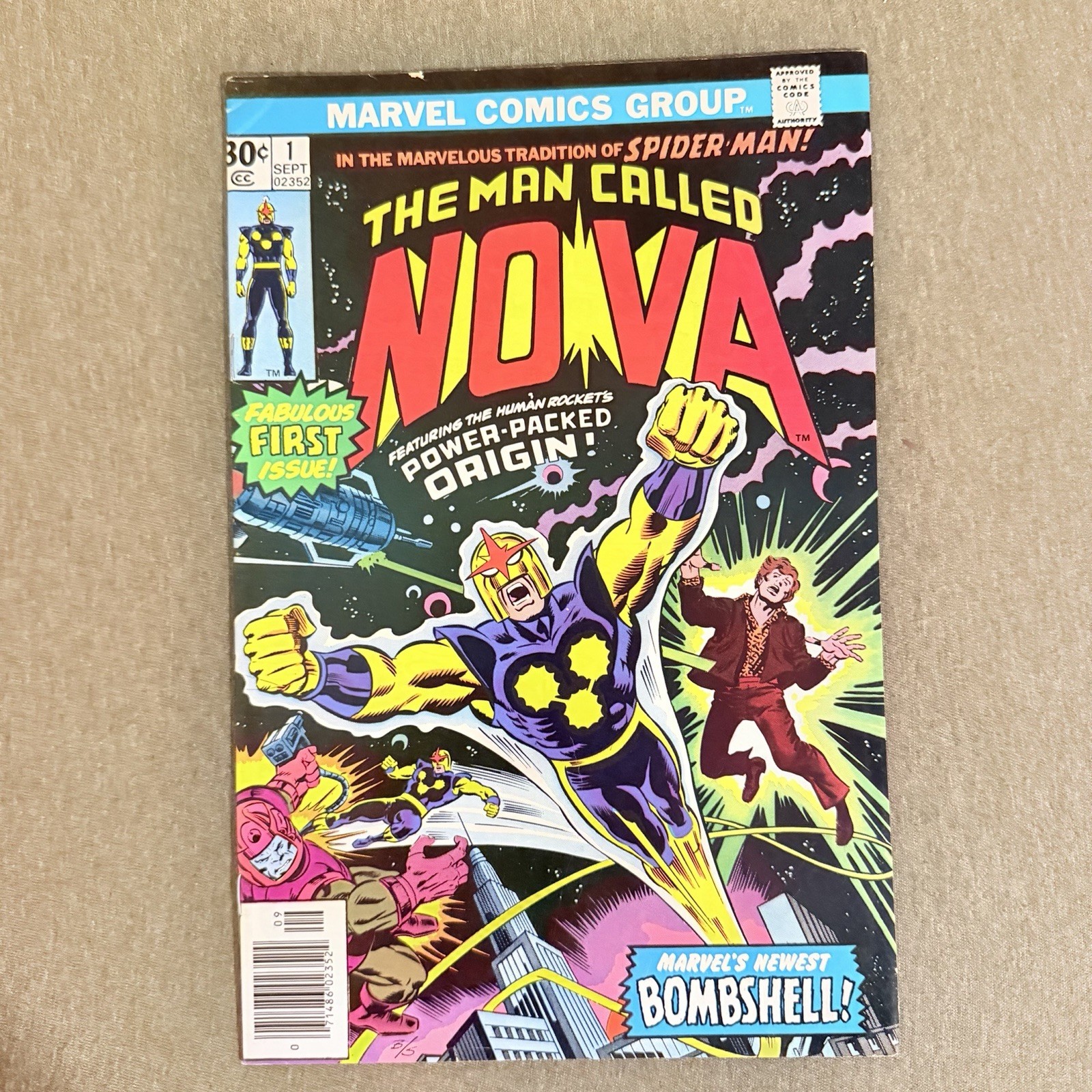 Nova #1 (Marvel Comics September 1976) 1st Appearance Richard Ryder