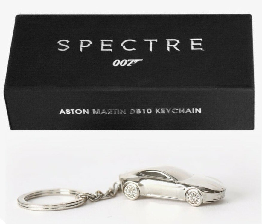 ⚡RARE⚡ 007 JAMES BOND Aston Martin DB10 Keyring *NEW* NO LONGER IN PRODUCTION