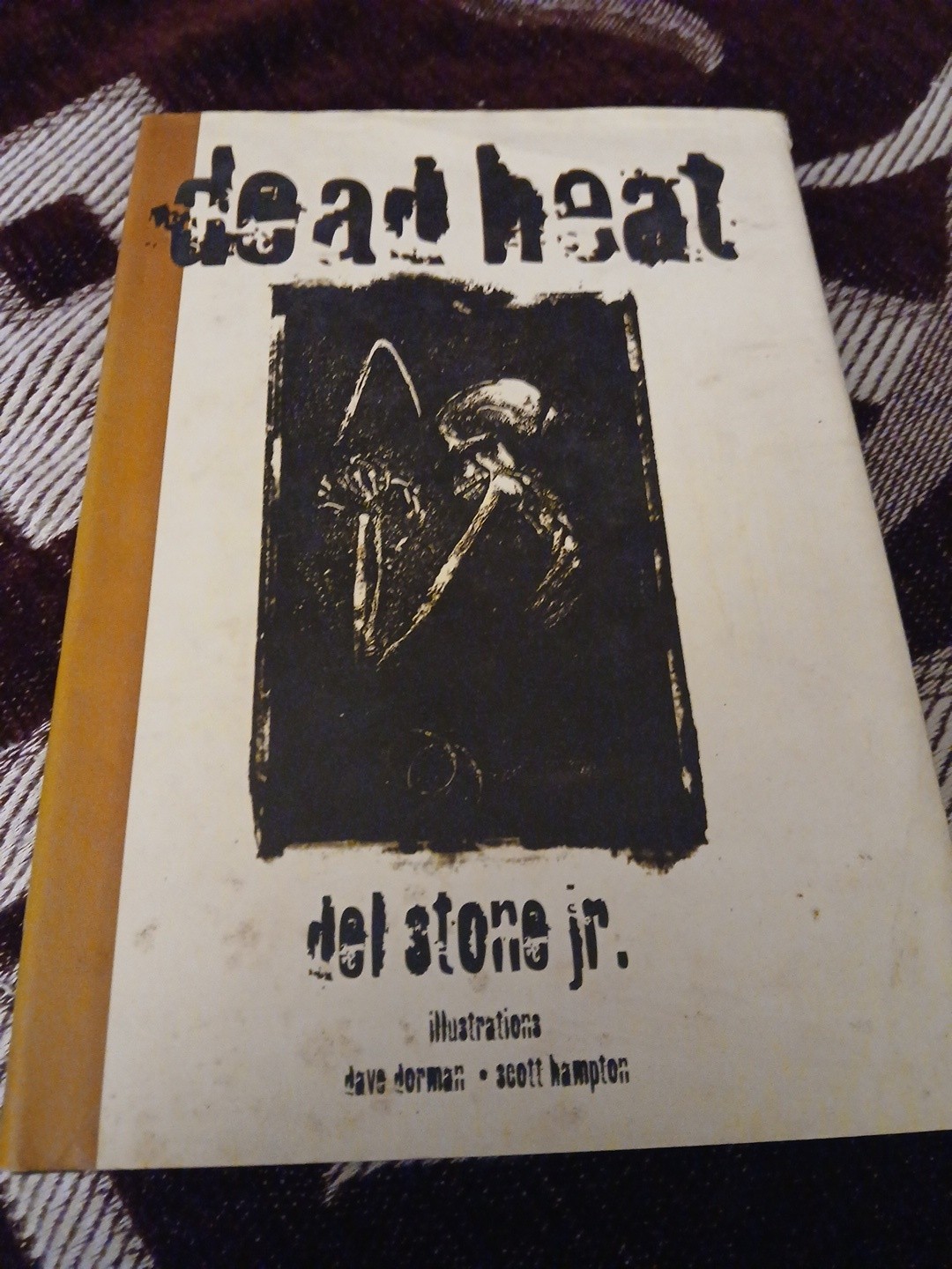 Dead Heat, by Del Stone Jr., 1996, HC/DJ Zombie Apocalypse Horror Dystopian