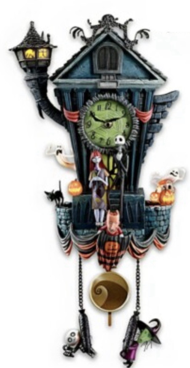 the Nightmare before Christmas Cuckoo Clock, 21 Inches, NIB