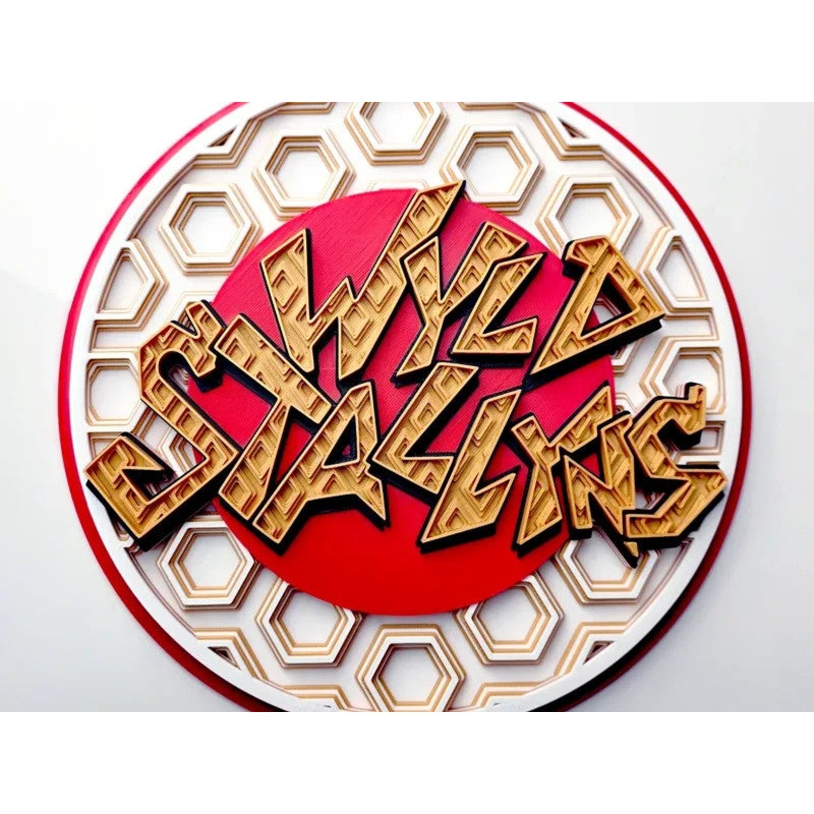 Wild Stallions Wall Art Or Display 3D printed Dimensional Mosaic