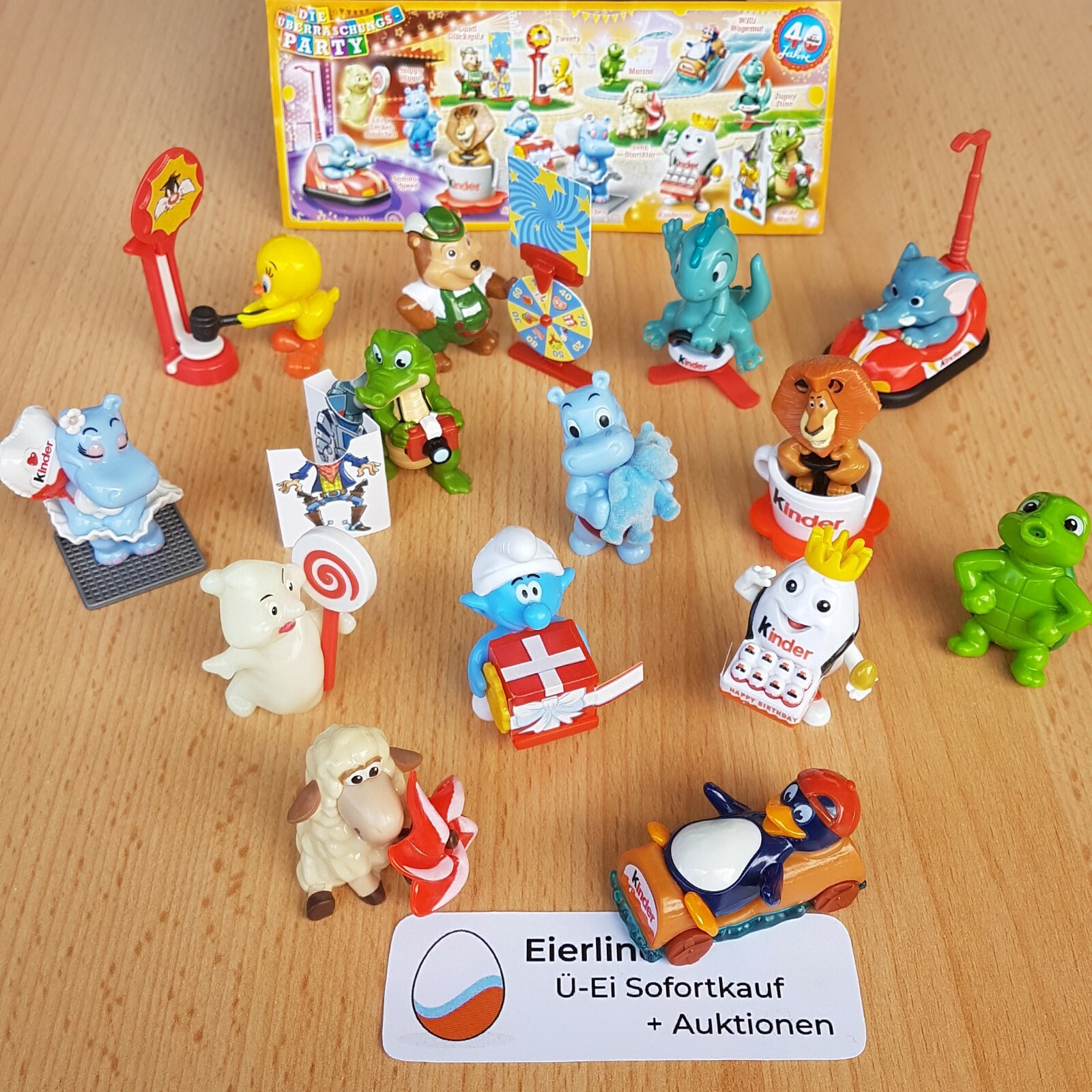 TOP KINDER SURPRISE SET - 40 Years Anniversary Set - MINT 1.3\