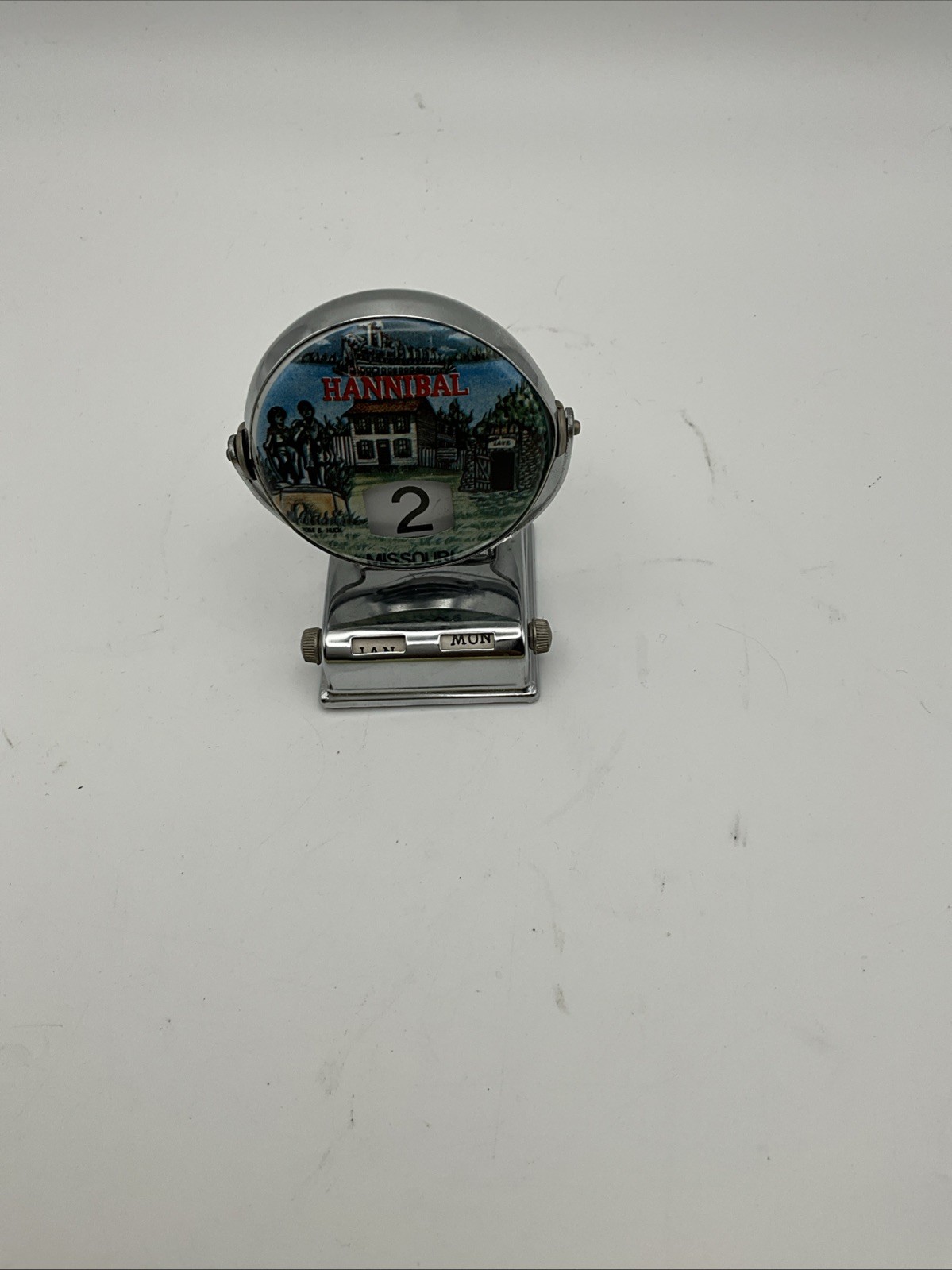 vintage Hannibal Missouri  souvenir perpetual desk calendar