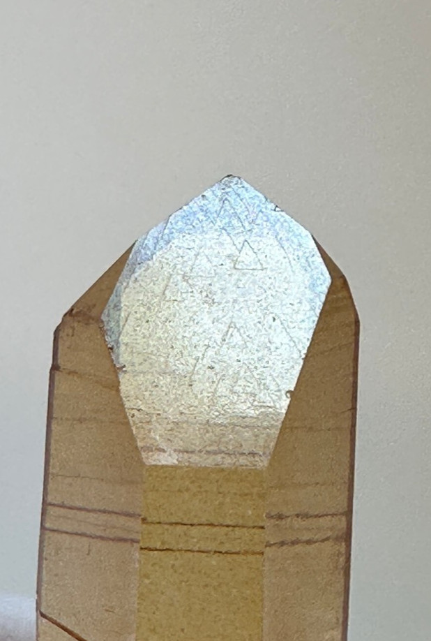 Record Keepers__Rare Sunrise Aura Arkansas Quartz Crystal Point
